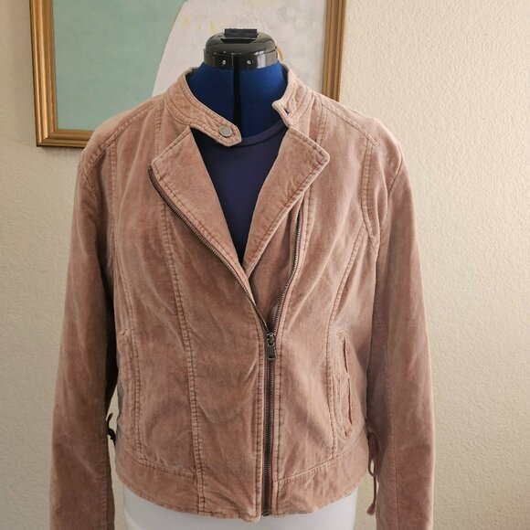 Blush velvety jacket - Picture 2 of 8